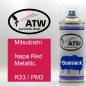 Preview: Mitsubishi, Napa Red Metallic, R33 / PM3: 400ml Sprühdose, von ATW Autoteile West.
